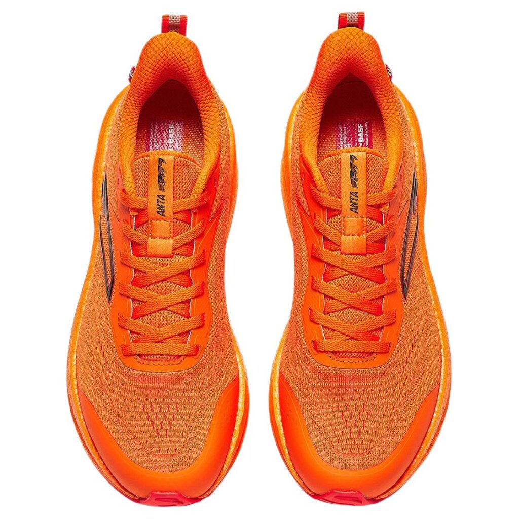 Anta Rocket 7 Wear resistant And Lightweight Low top Casual Running Shoes Men’s Flame Orange Red