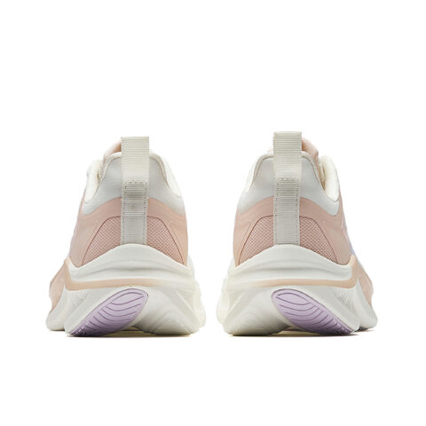 Anta Slip Resistant, Breathable, Lightweight, Height Increasing Low top Casual Running Shoes Women’s White Blue Pink
