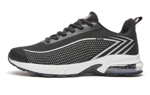 VOIT Running Shoes Unisex Low Top Black/White
