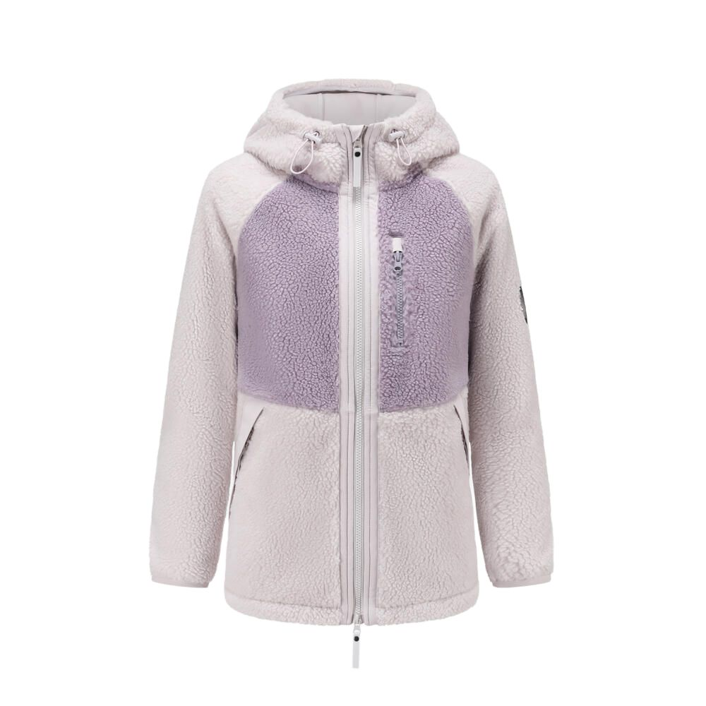 DECATHLON SH500 Fleece Clothing Women's Light Purple Gray