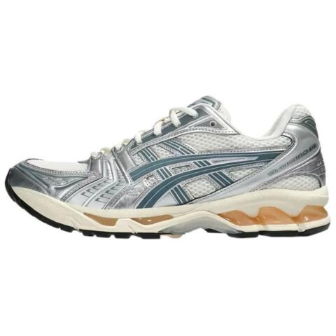 ASICS Gel Kayano 14 Birch Pure Silver Teal Gold