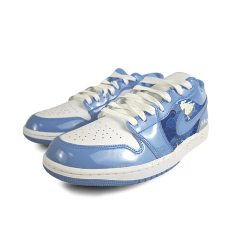 Jordan Air Jordan 1 Low ‘Legend Blue’ Slip Resistant Abrasion Resistant Low top Vintage Basketball Shoes Unisex Blue