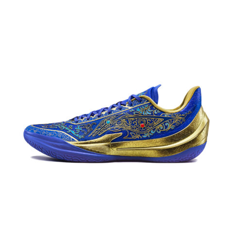 Li Ning Blade 5 V2 Cushioning Slip Resistant Breathable Low top Basketball Shoes Men’s Blue
