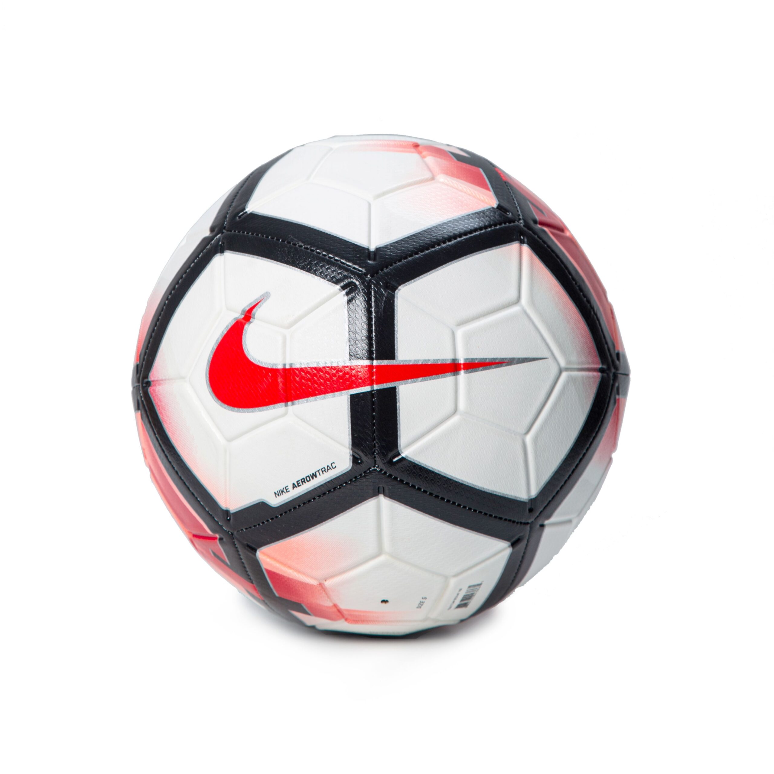 Nike Size 5 Ball Soccer Ball Pu Unisex White Black Red