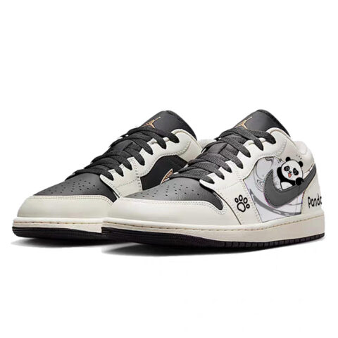 Jordan Air Jordan 1 Fashion Low top Vintage Basketball Shoes Men’s Beige