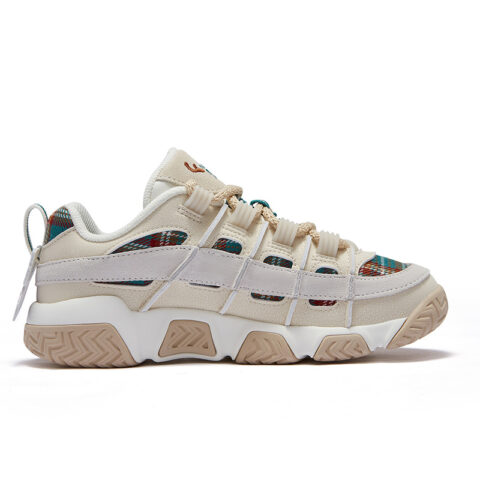 FILA FUSION BUSTER Puffy Shoes Abrasion Resistant Low top Vintage Basketball Shoes Women’s White Green