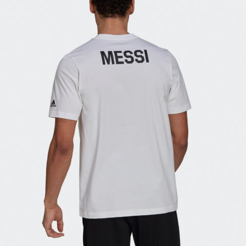 Adidas Messi Soccer Jerseys Men’s White Moderate Straight Fit
