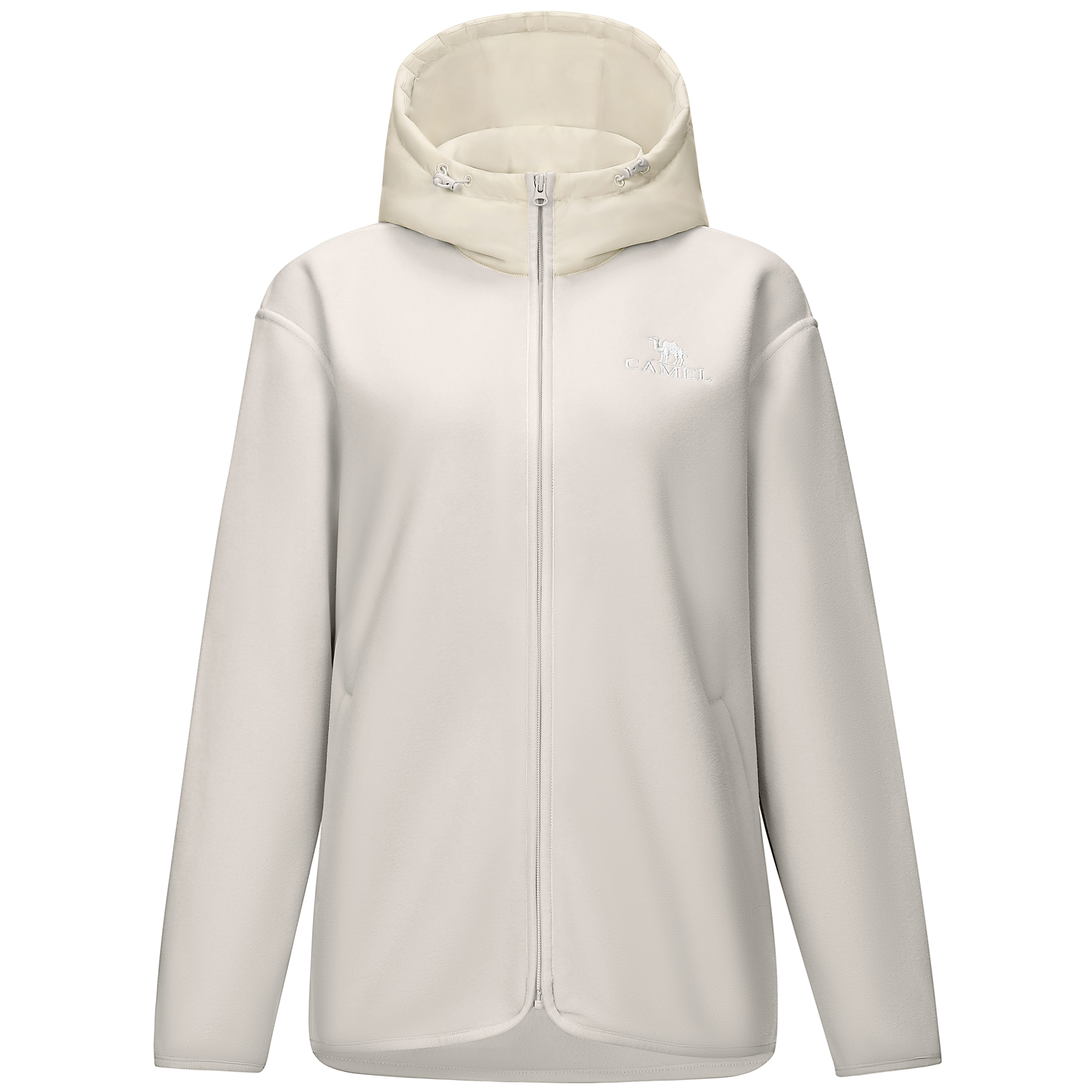 CAMEL Fleece Tops Women’s Hooded Thickened Other