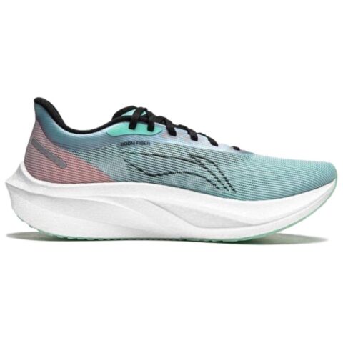 Li Ning Feidian 4 Challenger Running Shoes Men’s Low Top Cyan/White