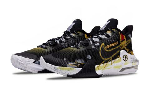 Nike Air Max Impact 3 Cushioning Coverage Abrasion Resistant Low top Basketball Shoes Men’s Black Gold White