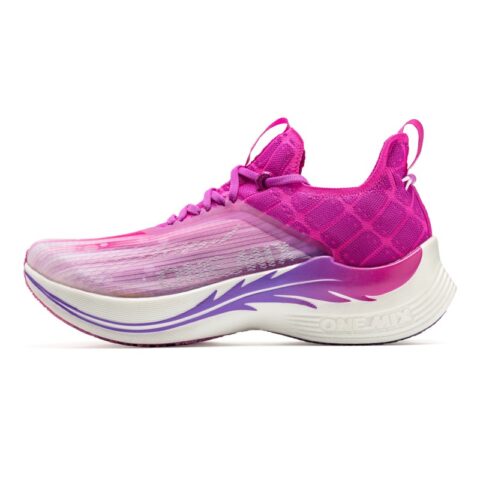 ONEMIX Light Armor Running Shoes Unisex Multicolor Rose Red