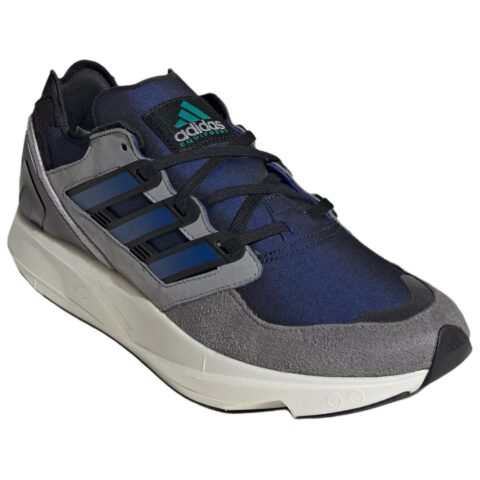 Adidas Slip Resistant Abrasion Resistant Low top Running Shoes Unisex Gray Blue
