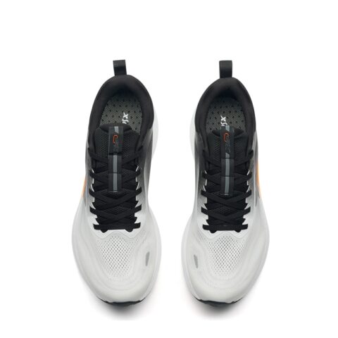XTEP Abrasion Resistant Breathable Low top Casual Sprint City Commuting Running Shoes Men’s Black Sail White