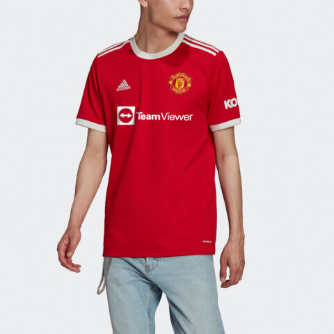Adidas Manchester United Soccer Jerseys Men’s Red Moderate