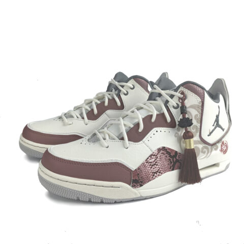 Jordan Courtside 23 Cushioning Slip Resistant Mid top Vintage Basketball Shoes Men’s Red White Gray