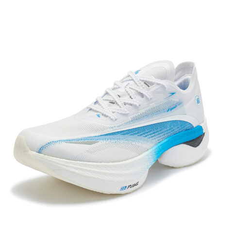 361° Feiyang 1.5 Low top Casual Running Shoes Unisex White Blue Mismatched