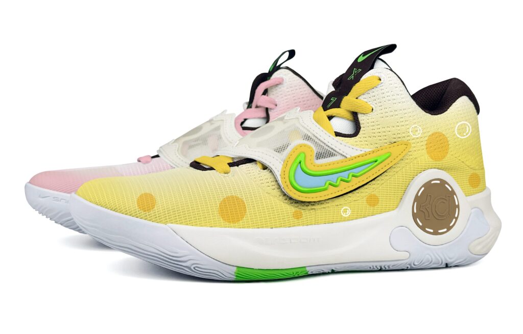 Nike KD Trey 5 X Steam Rose, Small Sponge Abrasion Resistant Abrasion Resistant Low top Basketball Shoes Men’s