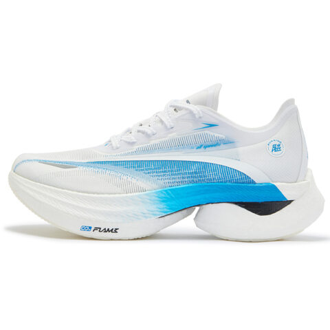 361° Feiyang 1.5 Low top Casual Running Shoes Unisex White Blue Mismatched