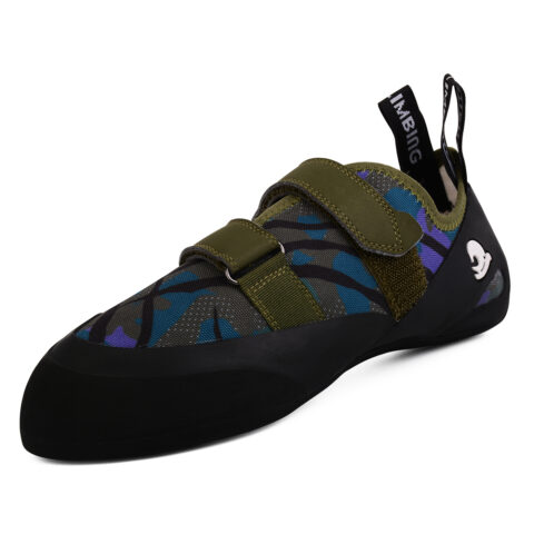 LUFU Slip Resistant Abrasion Resistant Low top Rock Climbing Shoes Unisex Mist Gray