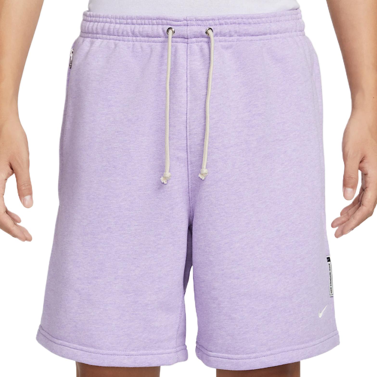 Nike Dri FIT Standard Issue Basketball Shorts Men’s Hydrangea Purple/Tone/Light Ivory White