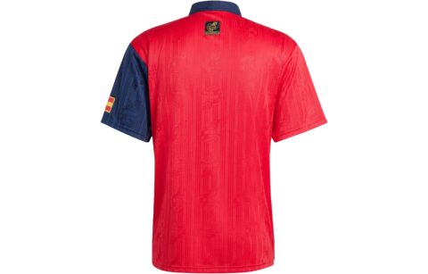 Adidas Spain 1996 Home Jersey Soccer Jersey Men’s Dark Red