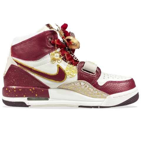 Jordan Legacy 312 High top Vintage Basketball Shoes Women’s Red