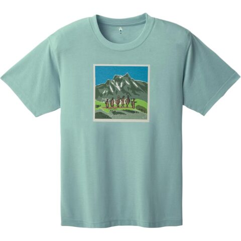 MONTBELL SS25 Quick Dry T Shirts Unisex Dark Gray