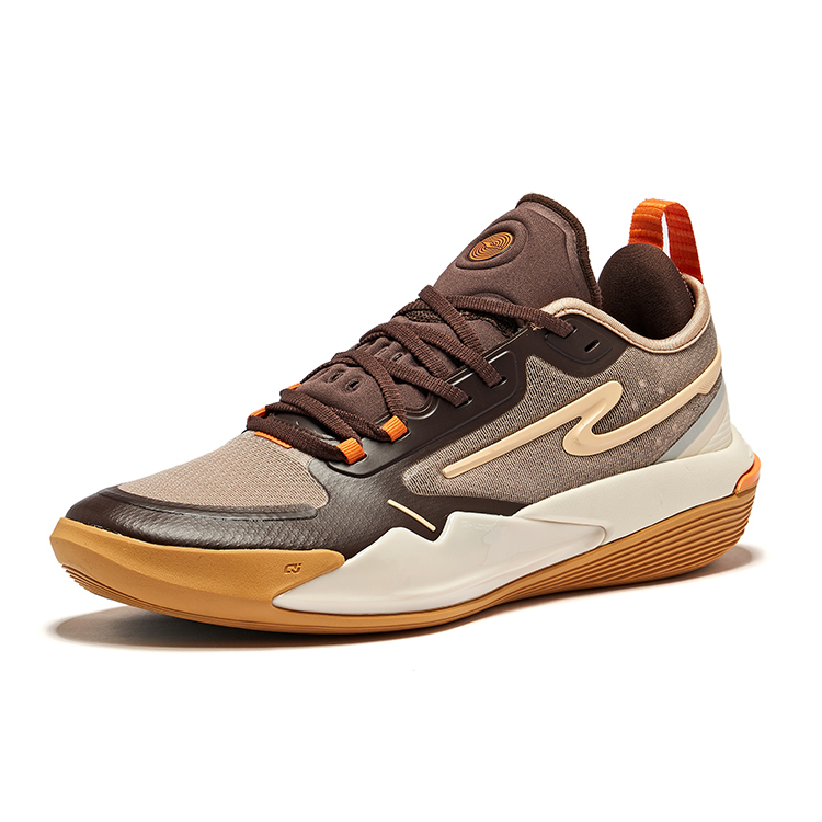 Erke Raid Cushioning Rebound Low top Basketball Shoes Men’s Chocolates Colorway