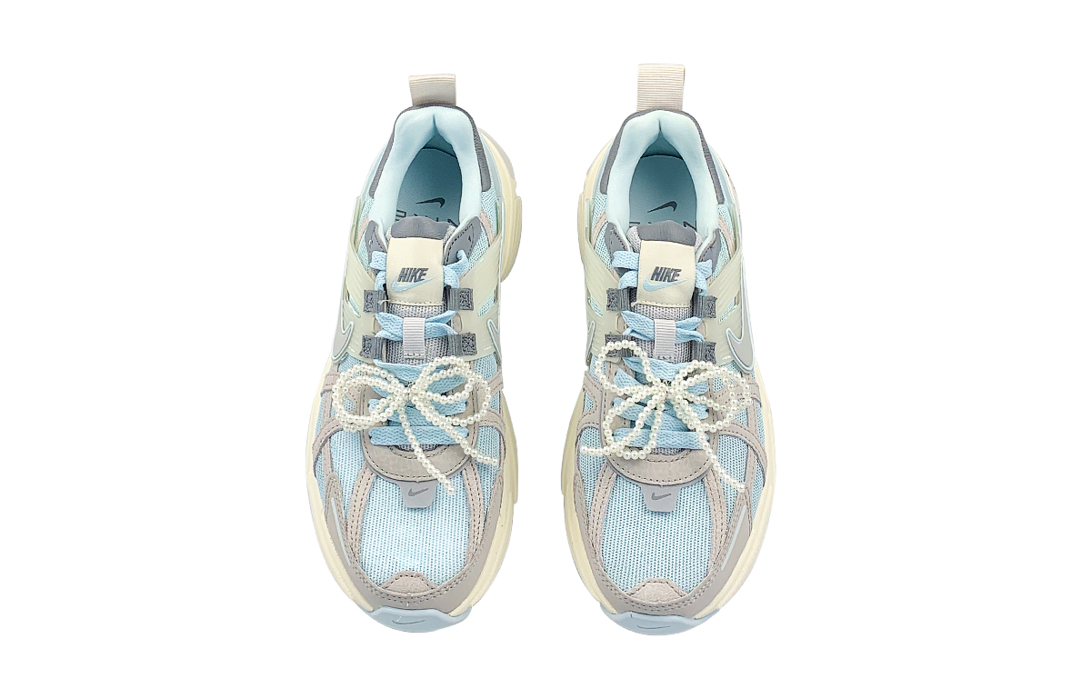 Nike V2K Run Abrasion Resistant Breathable Low top Running Shoes Women’s Blue Yellow