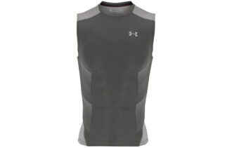 Under Armour HeatGear Fitness Clothing Men's Gray Moderate
