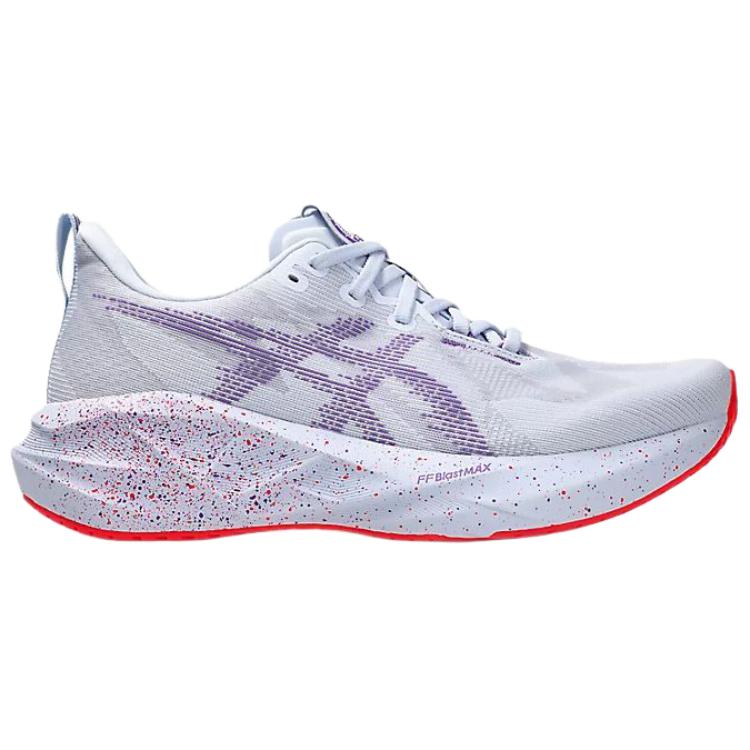 ASICS NOVABLAST 5 Cushioning Breathable Support Casual Long Distance Running Sprint Running Shoes Men’s White Purple