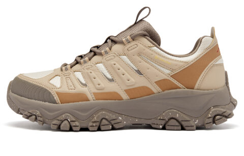 QIAODAN Cushioning Slip Resistant Abrasion Resistant Breathable Coverage Rebound Low top Running Shoes Men’s Brown