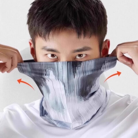 Li Ning Cycling Gear Ice Silk Outdoor Unisex White Gray