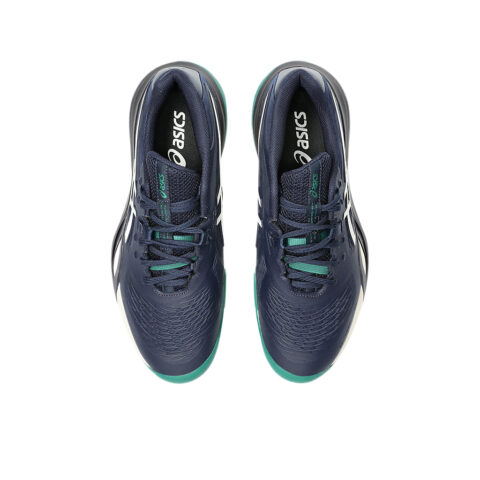 Asics GEL RESOLUTION X Abrasion Resistant Low top Tennis Shoes Men’s Blue
