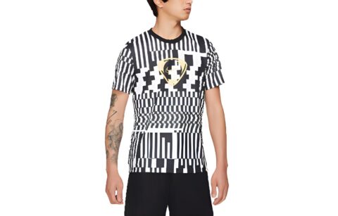 Nike Dri Fit Soccer Jerseys Men’s Black White Moderate Straight Fit