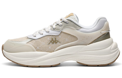 Kappa Abrasion Resistant Height Increasing Low top Running Shoes Women’s Gray Khaki