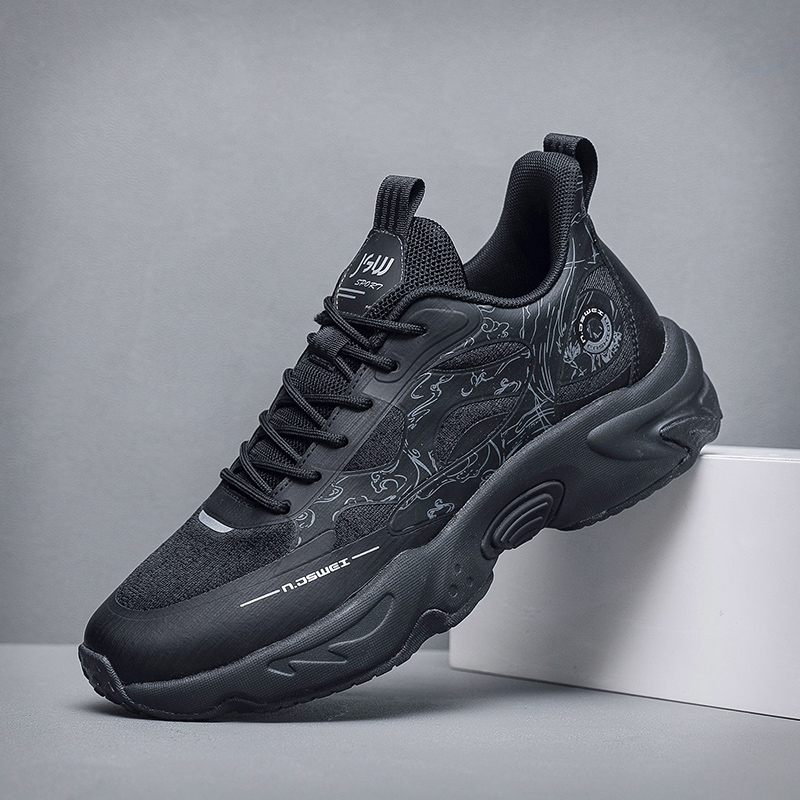 JSWEI Slip Resistant Abrasion Resistant Low top Sprint Running Shoes Men’s