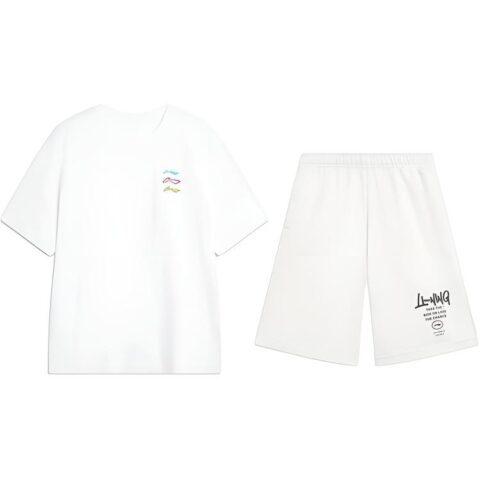 Li Ning Casual Sportswear Unisex White+White