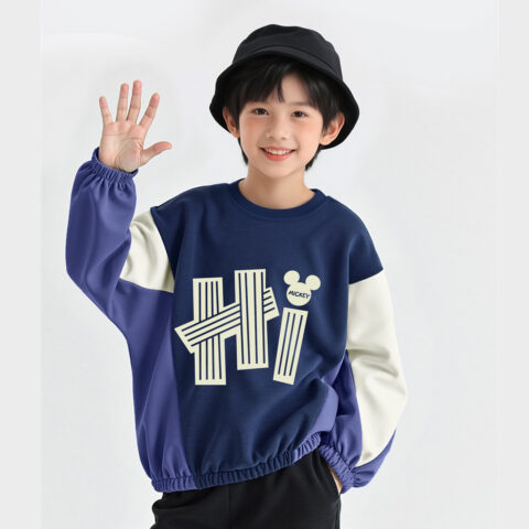 Disney Kids Casual Sportswear Crew Neck Moderate