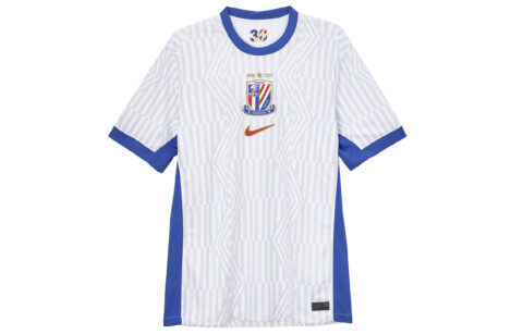 Nike Dri Fit Soccer Jersey Men's White/Campus Blue/University Red