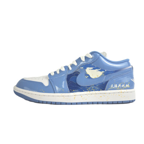 Jordan Air Jordan 1 Low ‘Legend Blue’ Slip Resistant Abrasion Resistant Low top Vintage Basketball Shoes Unisex Blue