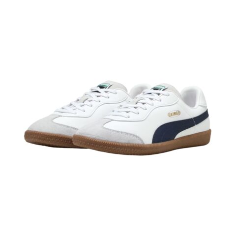 PUMA King 21 IT Cow Leather Soccer Shoes Men’s White