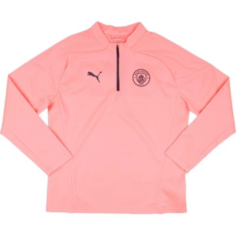 PUMA CLUB AOP FZ 2023 24 Manchester City Soccer Jersey Unisex Pink