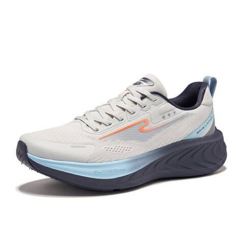 Erke Cushioning Rebound Low top Neutral Force Technology Sprint Running Shoes Men’s Pencil Gray