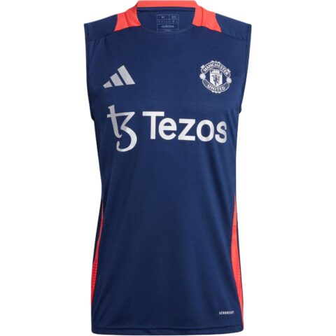 Adidas SS24 Soccer Jersey Men's Blue
