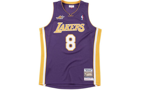 Mitchell Ness Basketball Jersey Unisex Purple