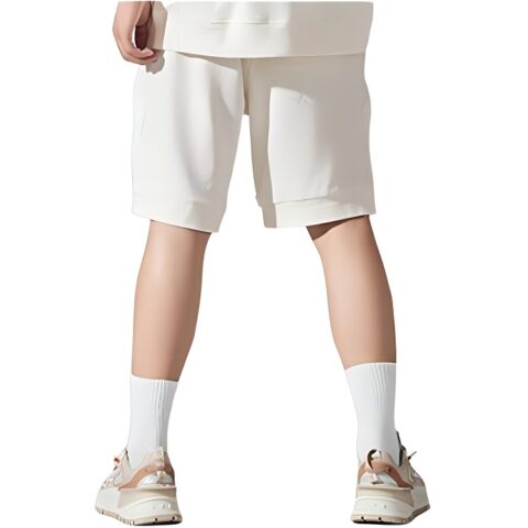 Li Ning Li Ning X Jackie Chan Sports Shorts Men’s Ecru