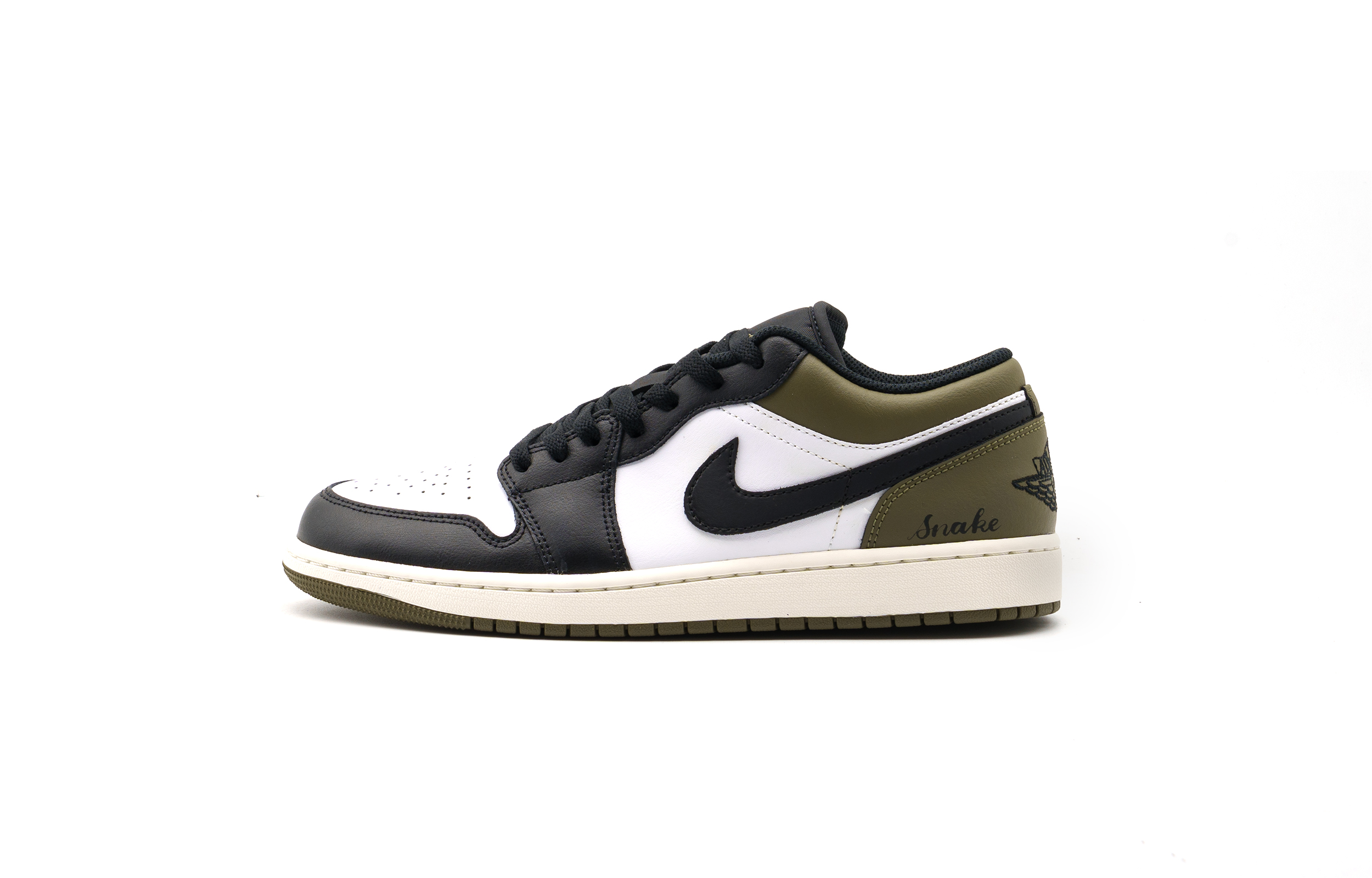 Jordan Air Jordan 1 Vintage Basketball Shoes Unisex Low Top White