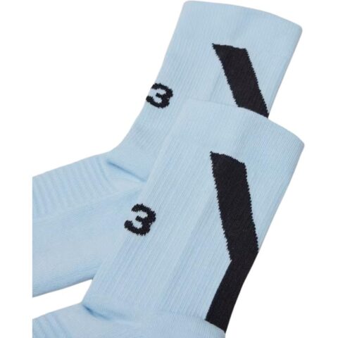 Y 3 Knee High Socks Unisex 1 Pack Ice Blue