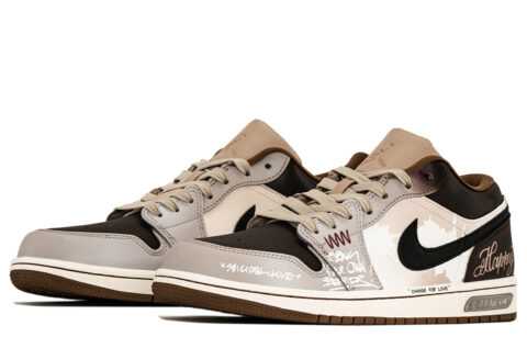 Jordan Air Jordan 1 Cushioning Height Increasing Cushioning Height Increasing Low top Vintage Basketball Shoes Men’s